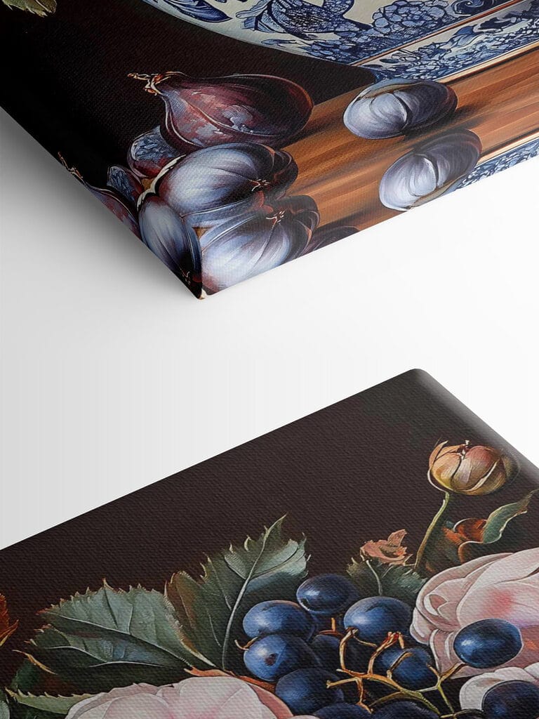 Painting of flowers in a vase