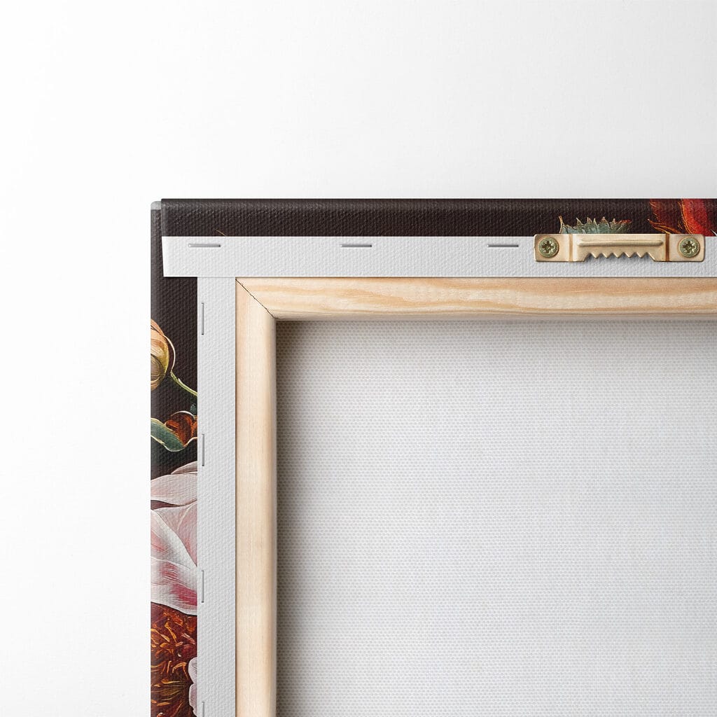 Painting of flowers in a vase