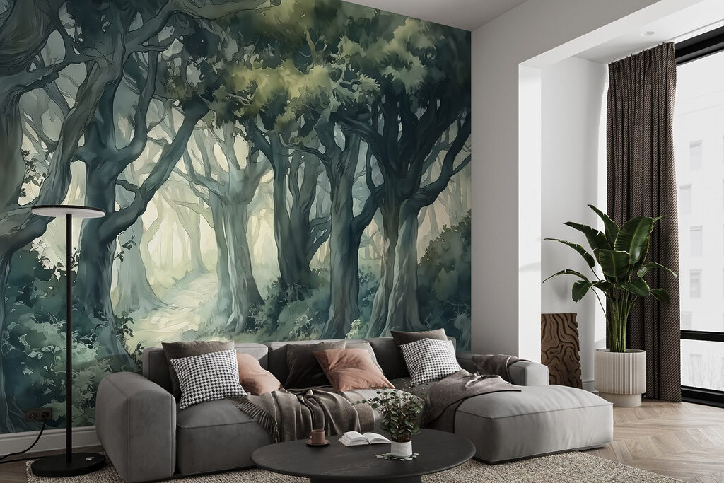 Path through a forest Path through a forest