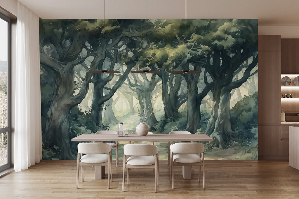 Path through a forest Path through a forest