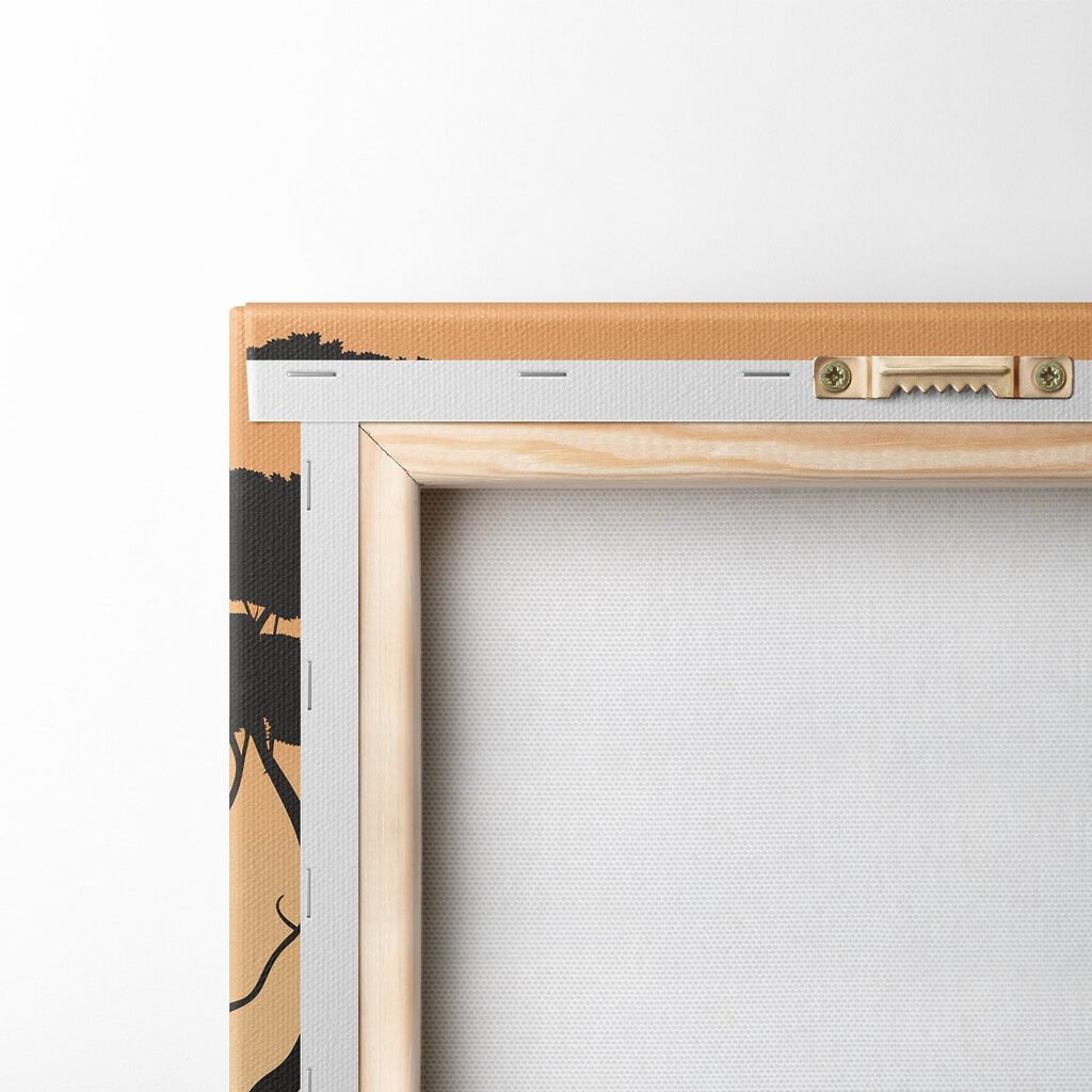 Giraffes walking in a grassy field with trees and a sunset Giraffes walking in a grassy field with trees and a sunset