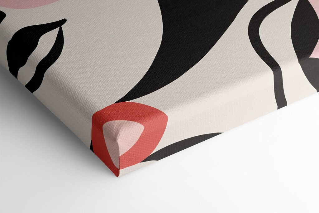 Group of faces painted on a white surface Group of faces painted on a white surface