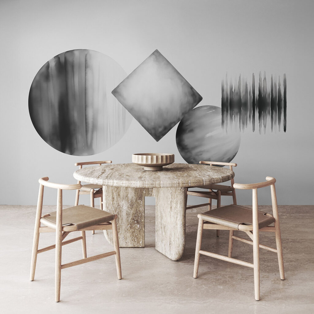 Group of circles and squares Group of circles and squares