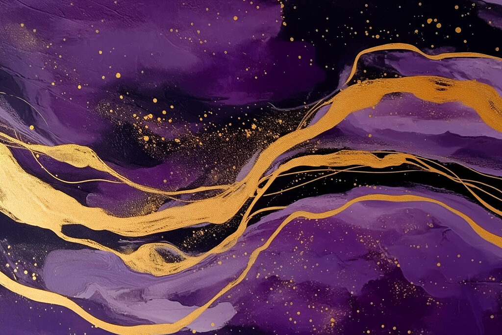 Abstract waves in deep hues Abstract waves in deep hues