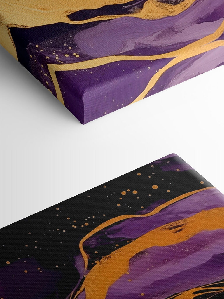 Abstract waves in deep hues Abstract waves in deep hues