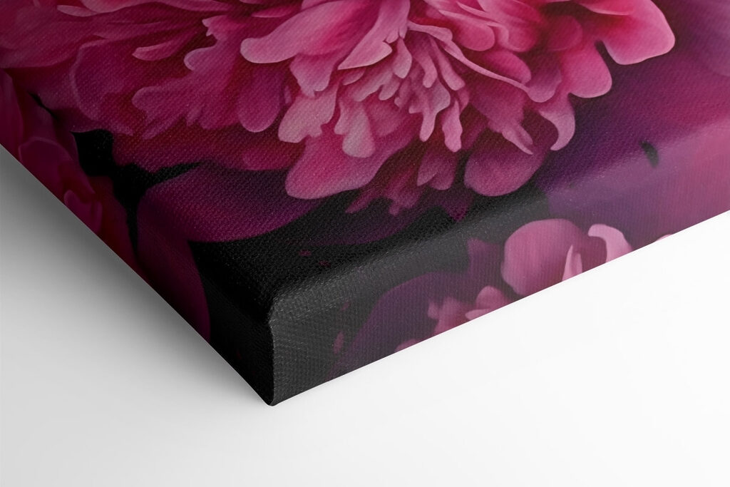 Painting of pink flowers Painting of pink flowers