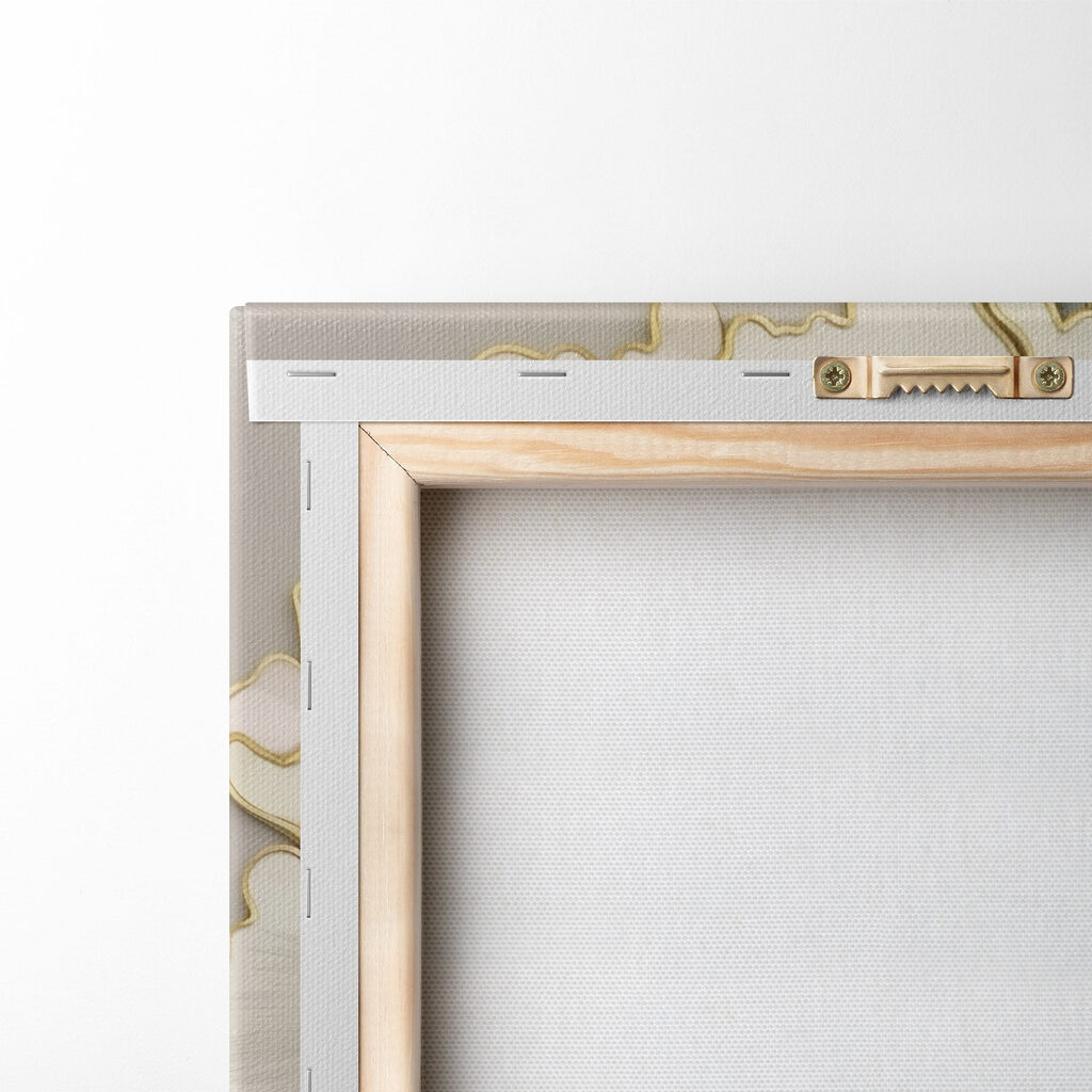 Elegant blooms framed by lush leaves Elegant blooms framed by lush leaves