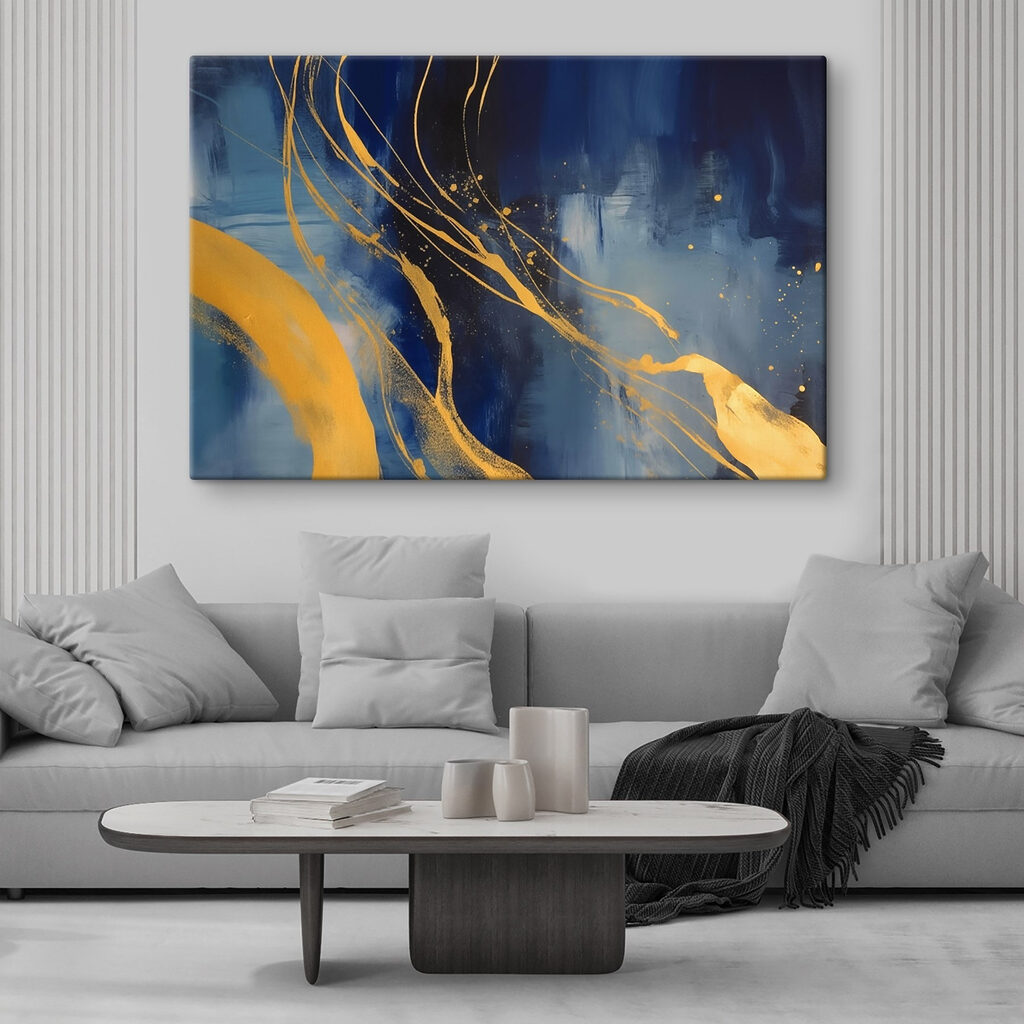 Blue and yellow painting Blue and yellow painting