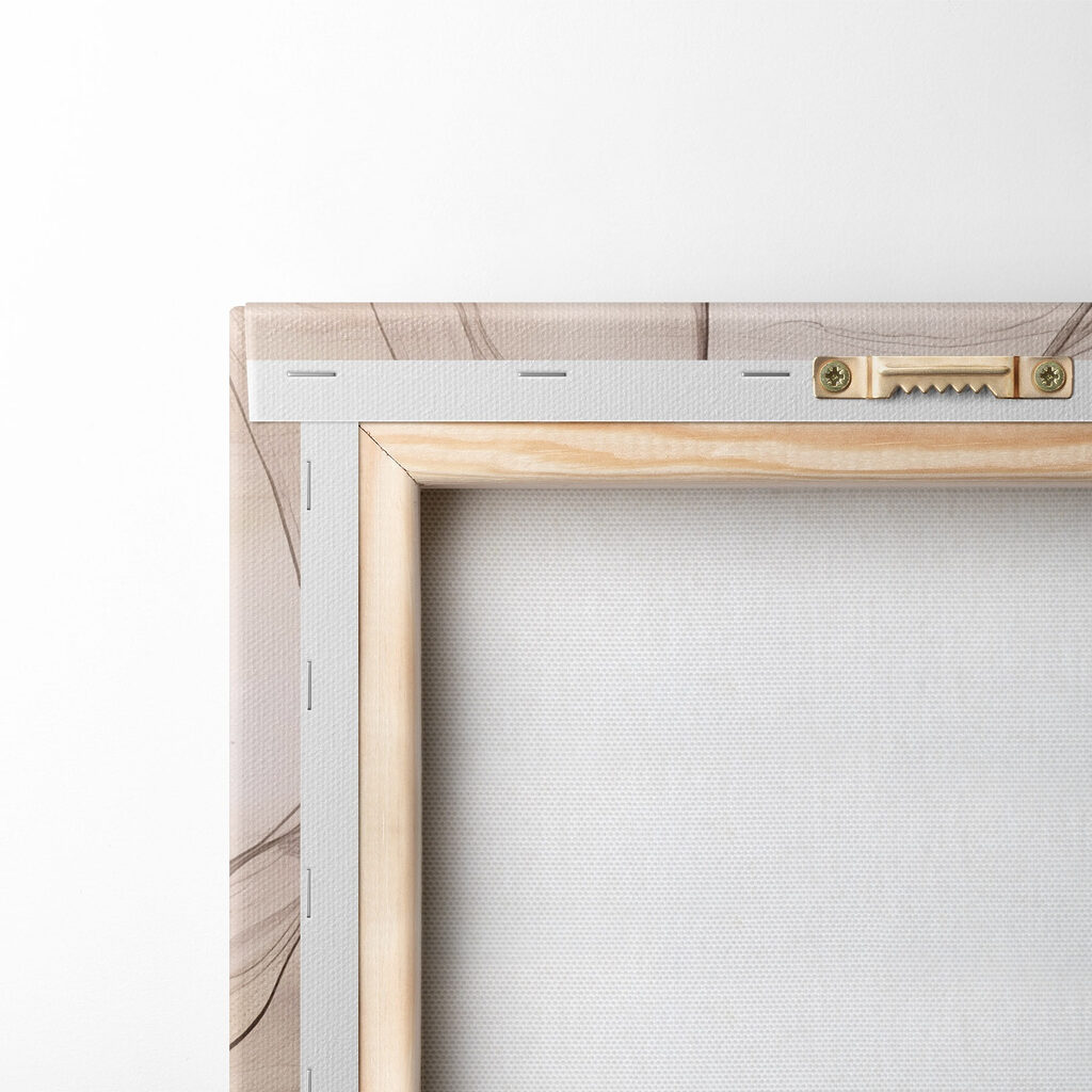 Flowing lines in warm tones