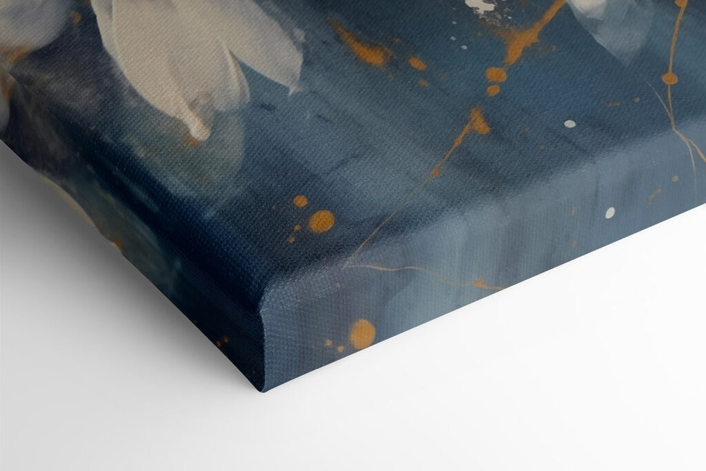 Painting of white flowers