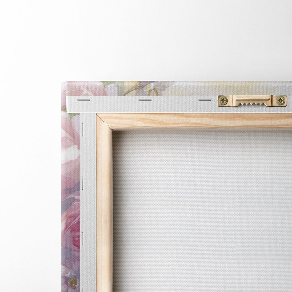 Watercolor painting of a dessert with a rose on top of a plate with blueberries and a spoon Watercolor painting of a dessert with a rose on top of a plate with blueberries and a spoon