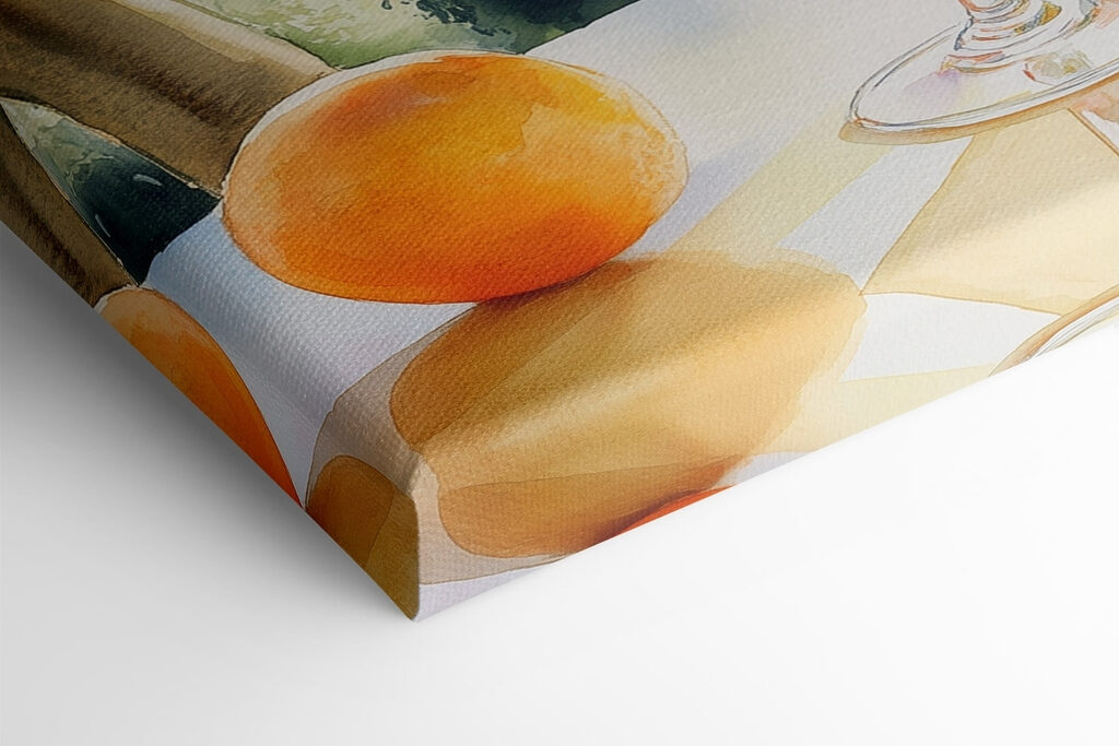 Glass of ice and oranges Glass of ice and oranges