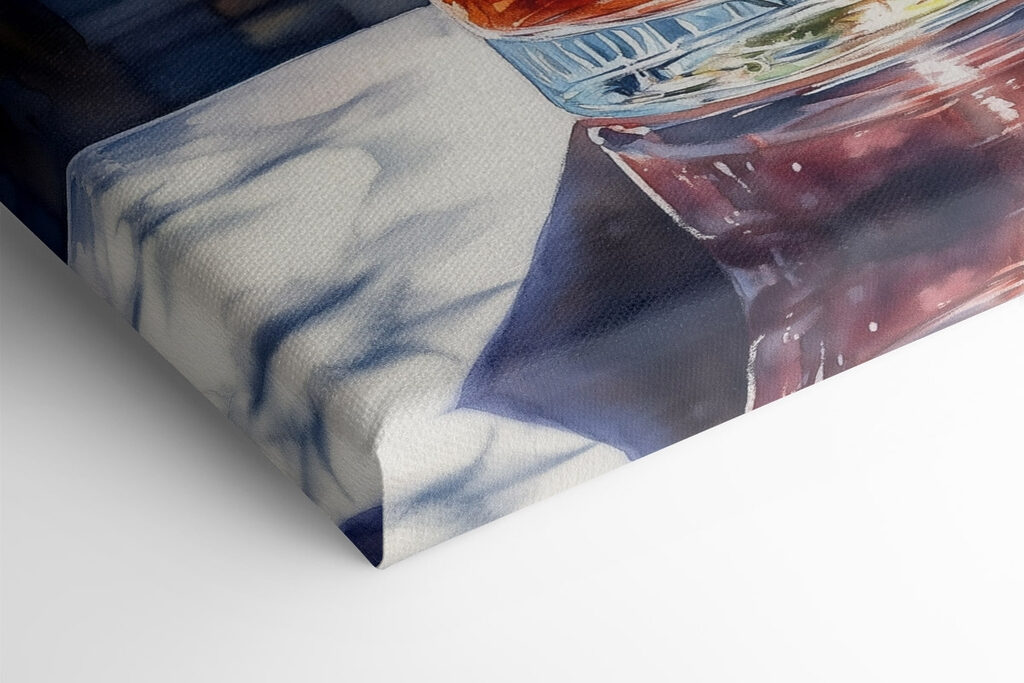 Glass of ice and cherries Glass of ice and cherries