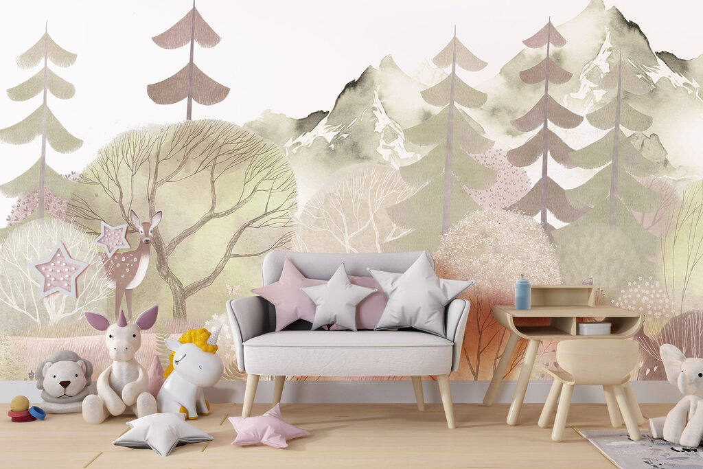 Deer in a forest Deer in a forest