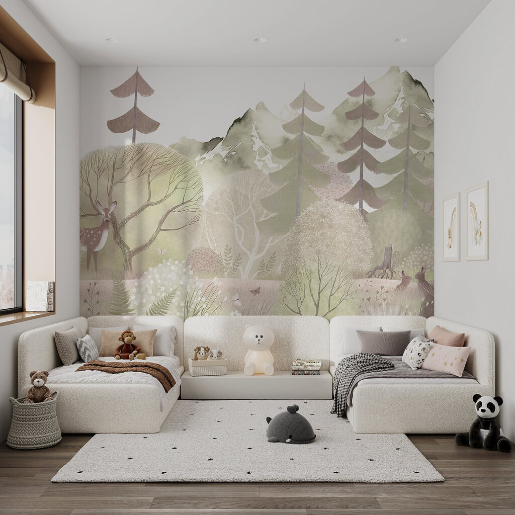 Deer in a forest Deer in a forest