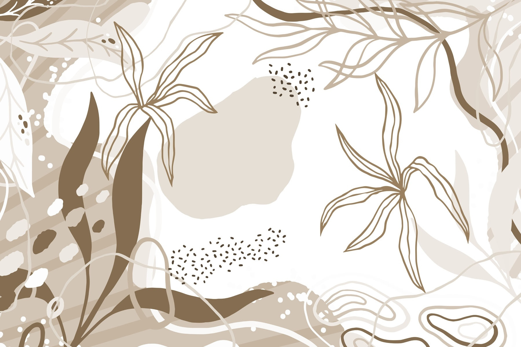 Natural patterns in soft tones