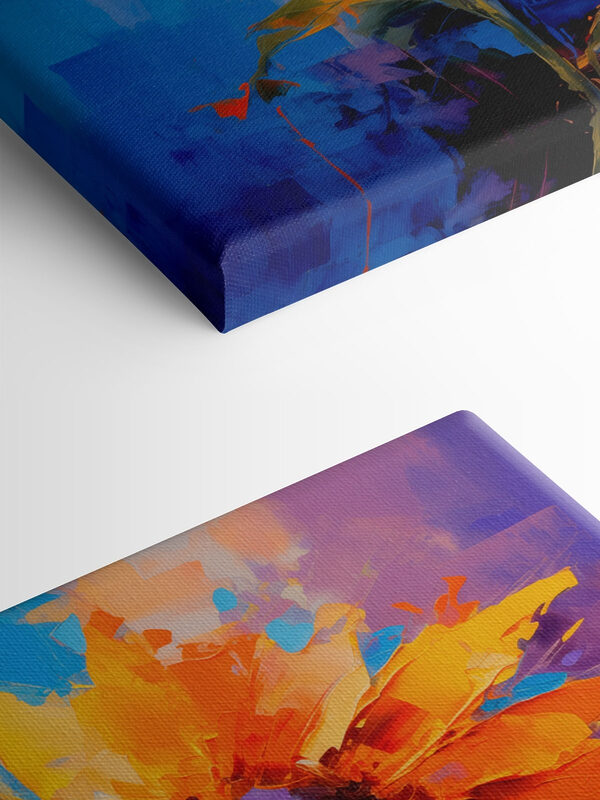 Painting of a sunflower