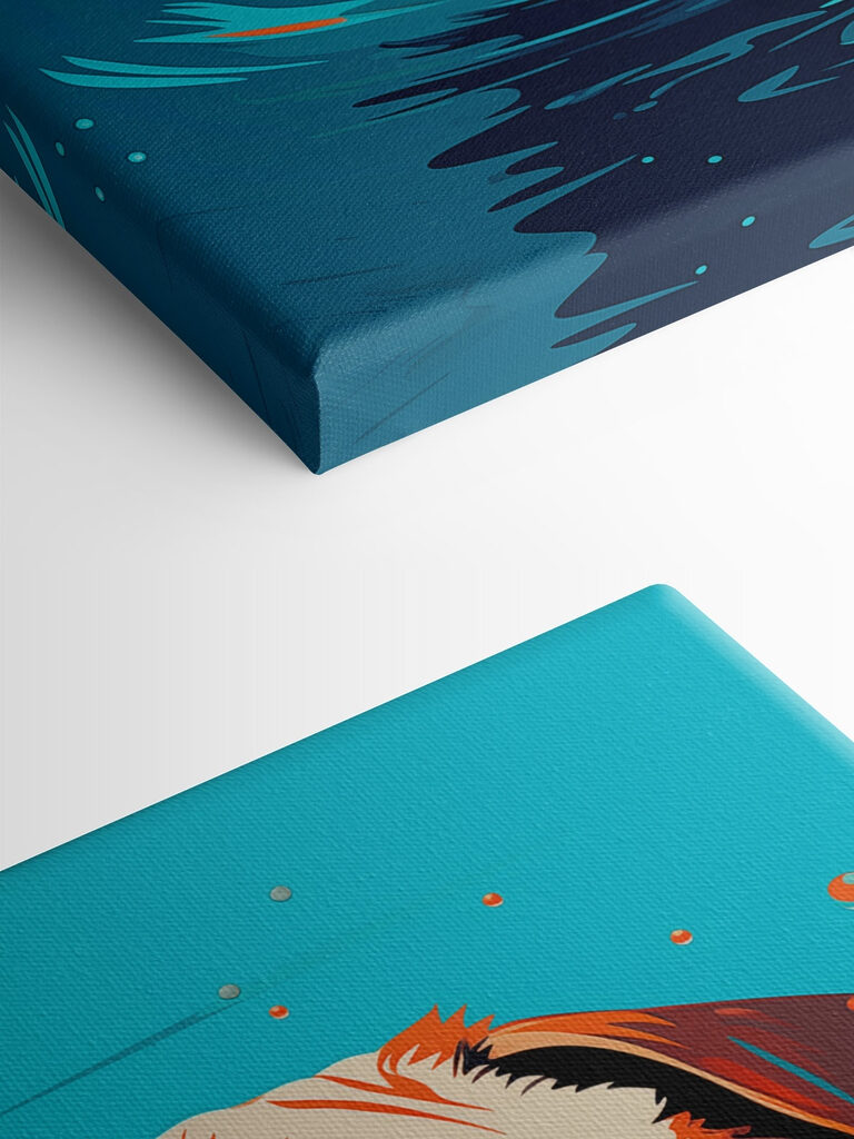 Dog in water with bubbles Dog in water with bubbles