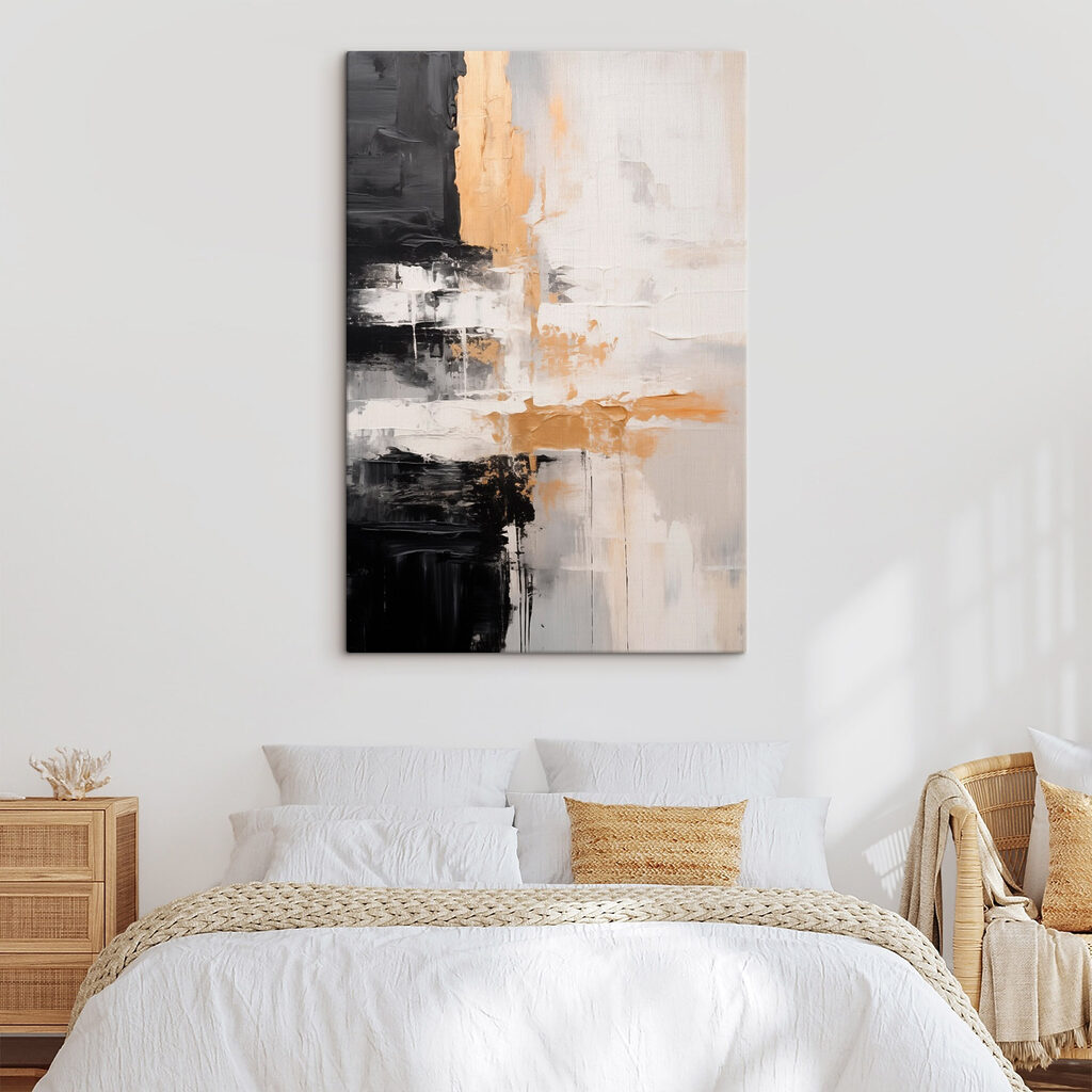 Black and white painting