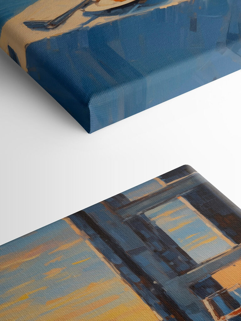 Painting of a basket of fruit on a table with a glass of wine Painting of a basket of fruit on a table with a glass of wine