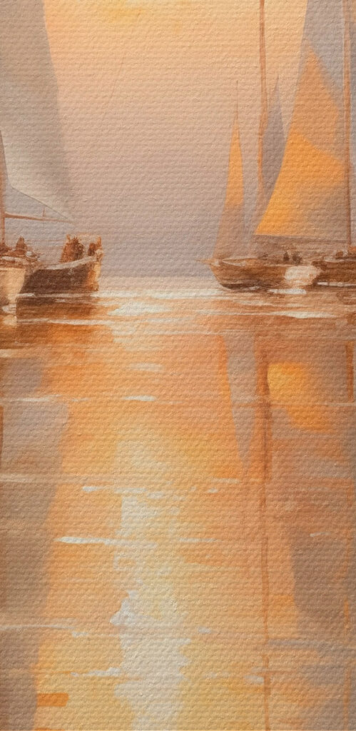 Group of sailboats on a body of water Group of sailboats on a body of water