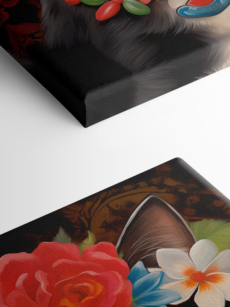 Cat wearing a flower crown Cat wearing a flower crown