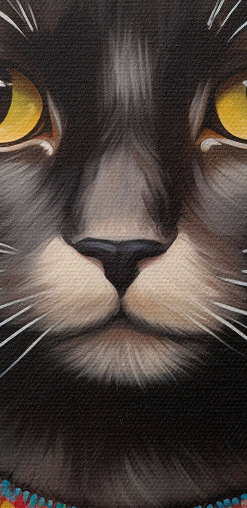 Cat wearing a flower crown Cat wearing a flower crown