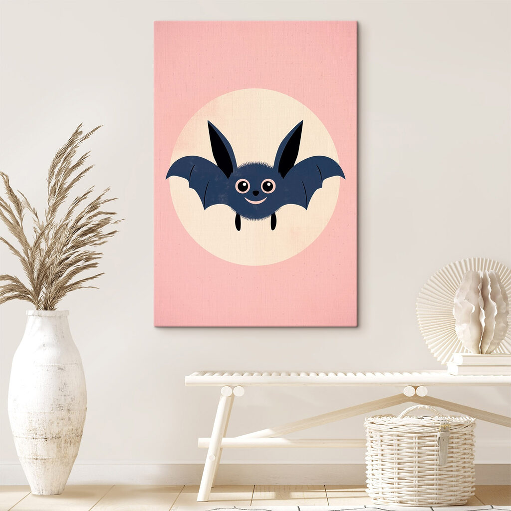 Cartoon of a bat Cartoon of a bat