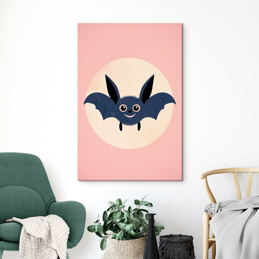 Cartoon of a bat Cartoon of a bat