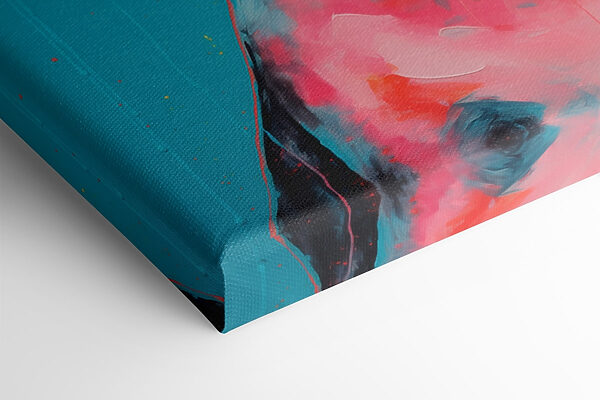 Painting of a dog wearing pink sunglasses Painting of a dog wearing pink sunglasses