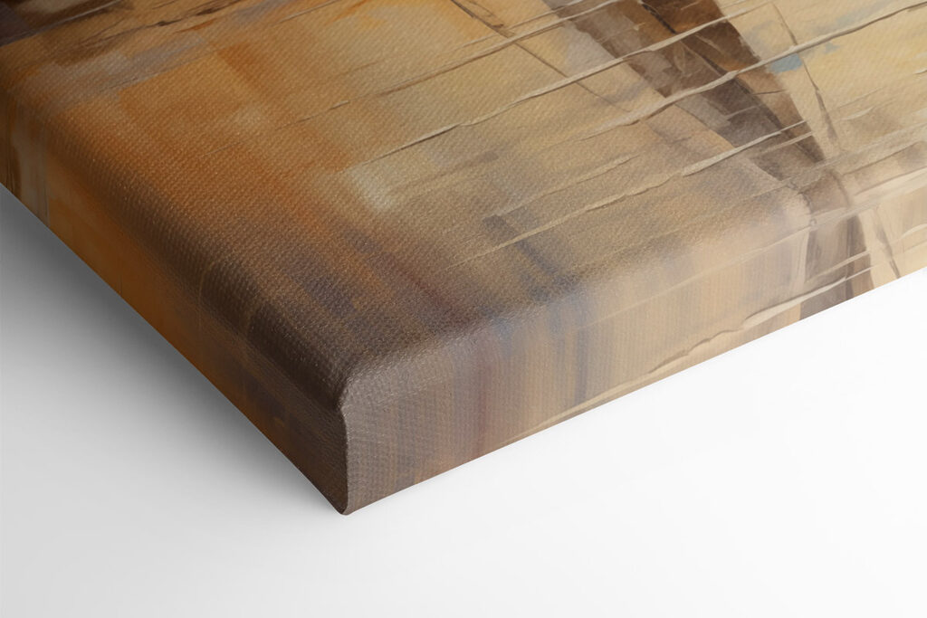 Painting of a sailboat on a calm lake