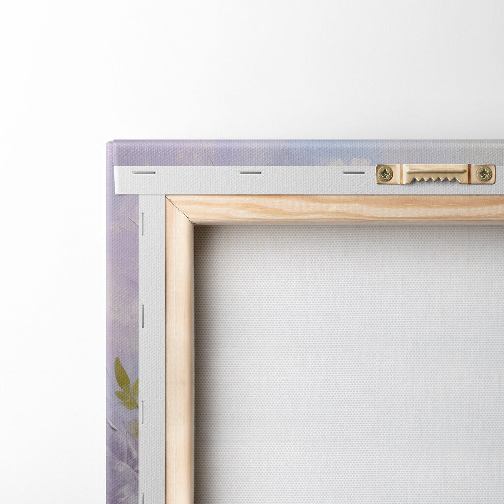 Painting of flowers in a field Painting of flowers in a field