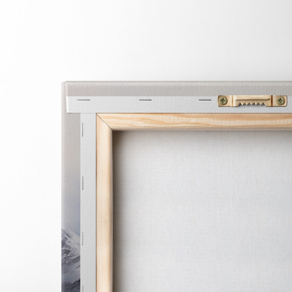 Snowy mountain range and a body of water Snowy mountain range and a body of water