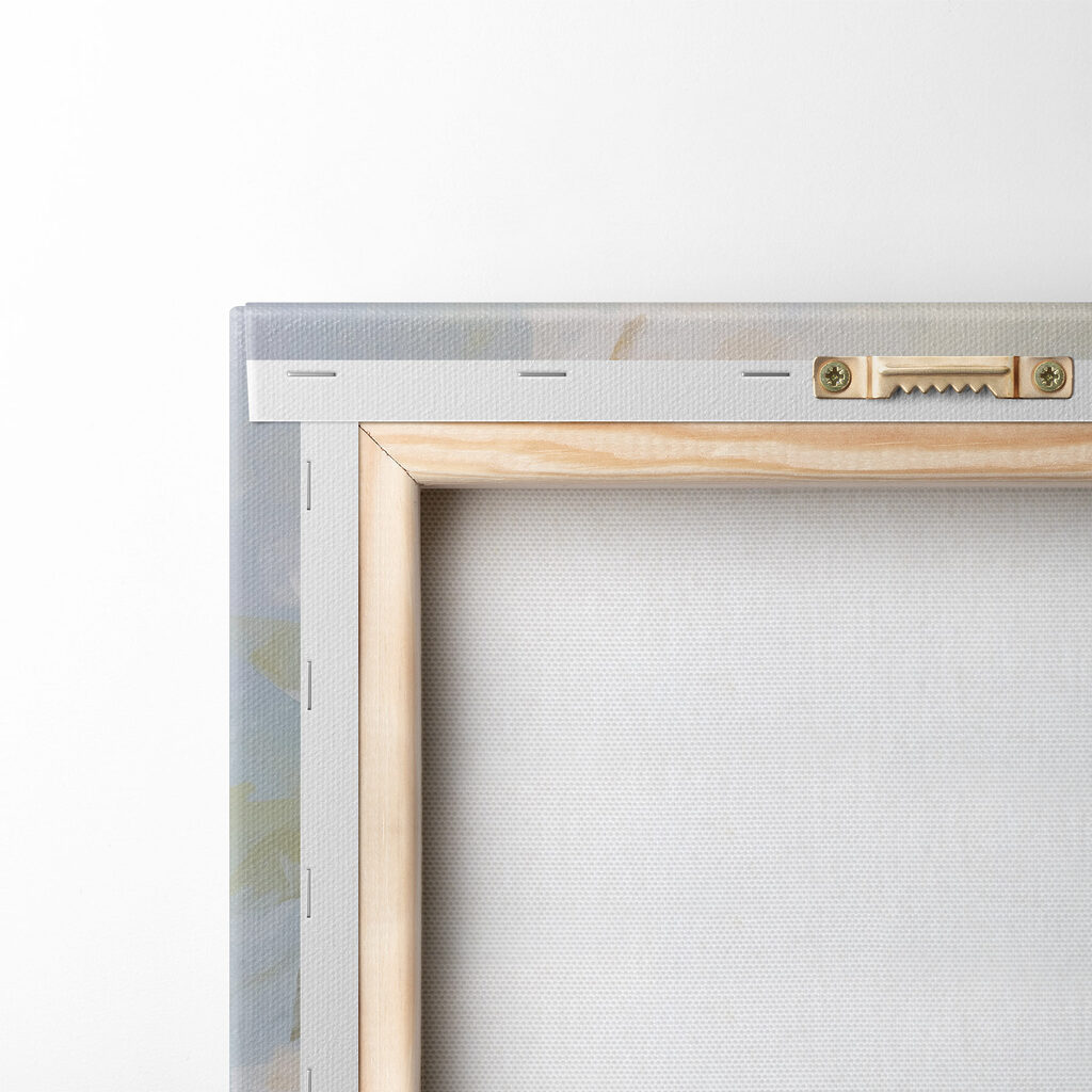 Painting of white roses