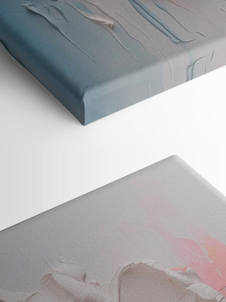 Painting of flowers on a wall Painting of flowers on a wall