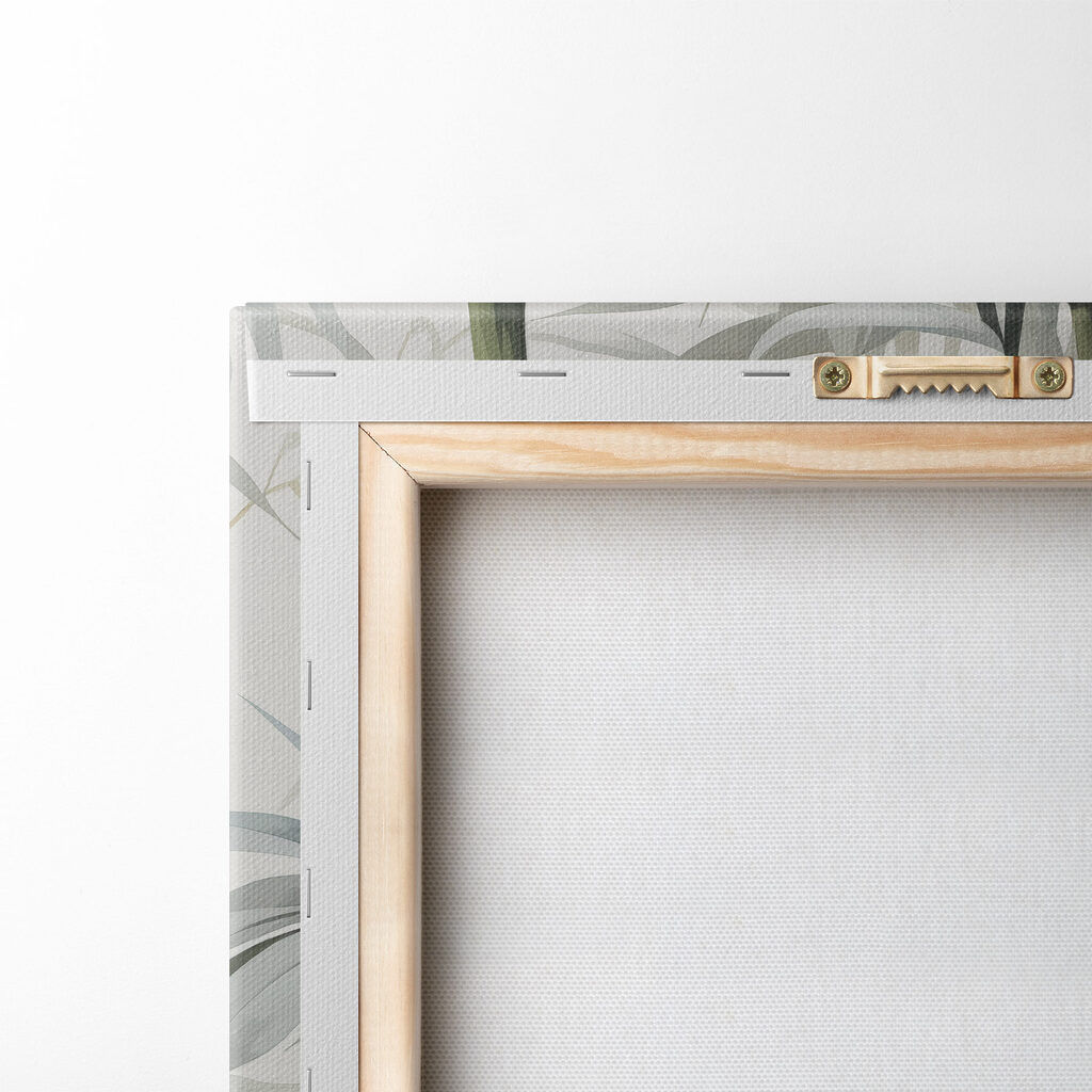 Vibrant bamboo foliage in harmony