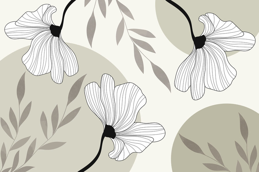 Botanická elegancia v jednofarebných odtieňoch