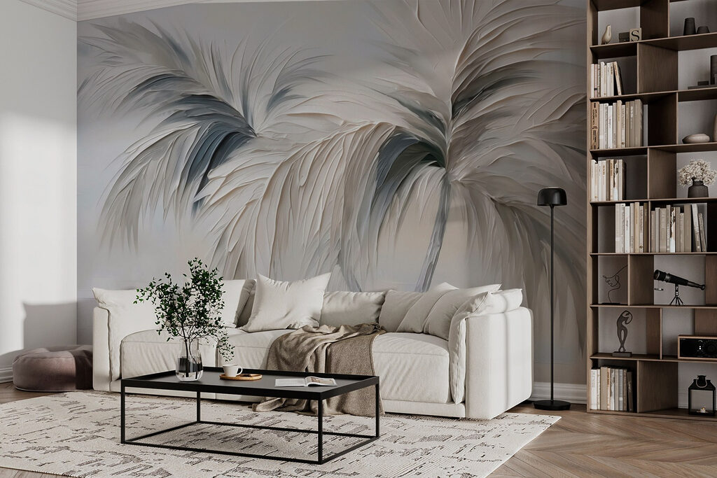 Painting of palm trees