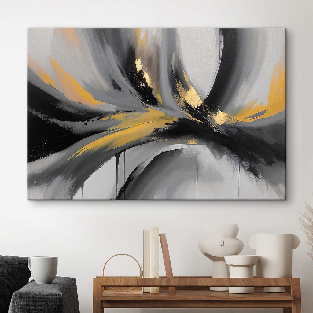 Dynamic contrasts of black and gray