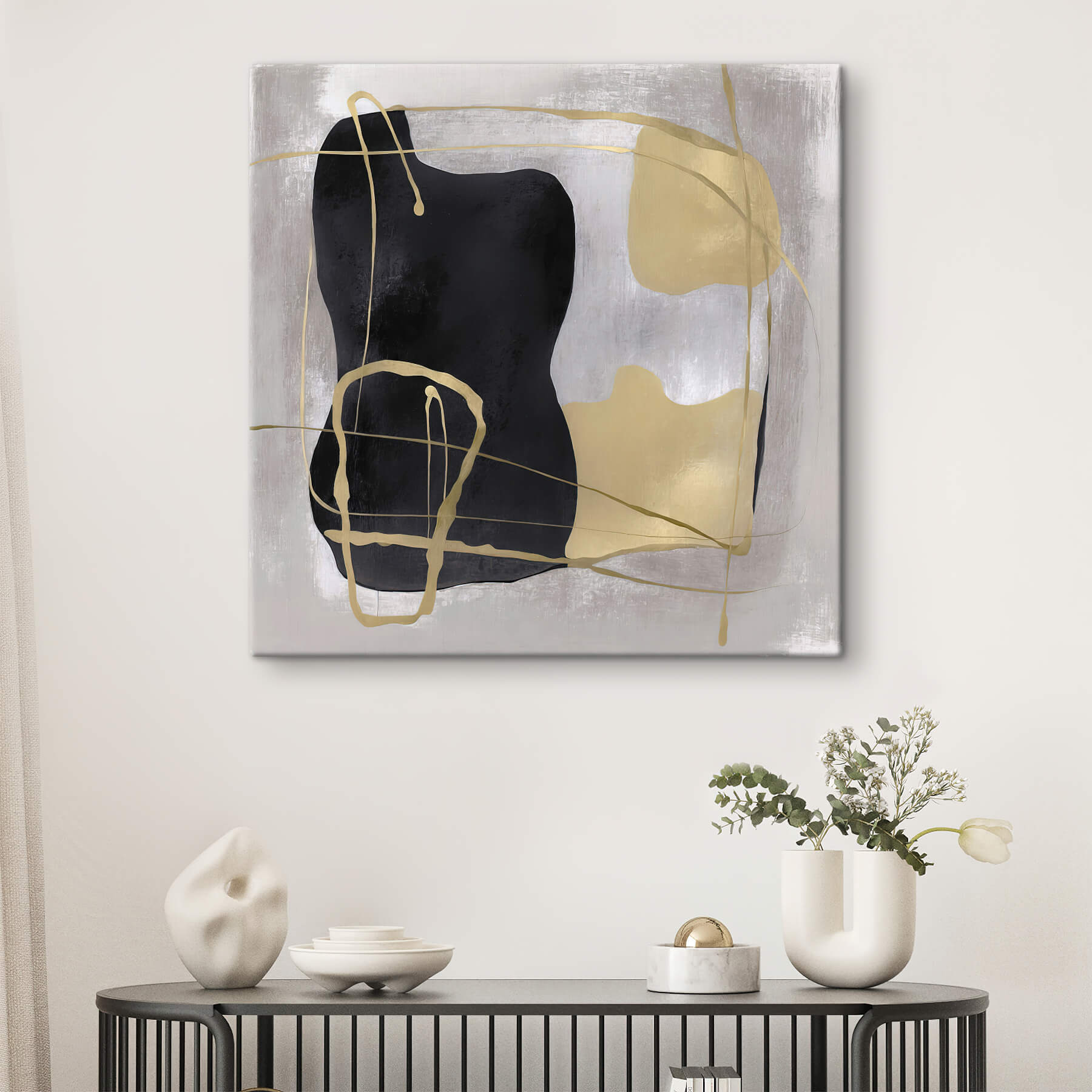 Abstract harmony in contrasting colors Abstract harmony in contrasting colors