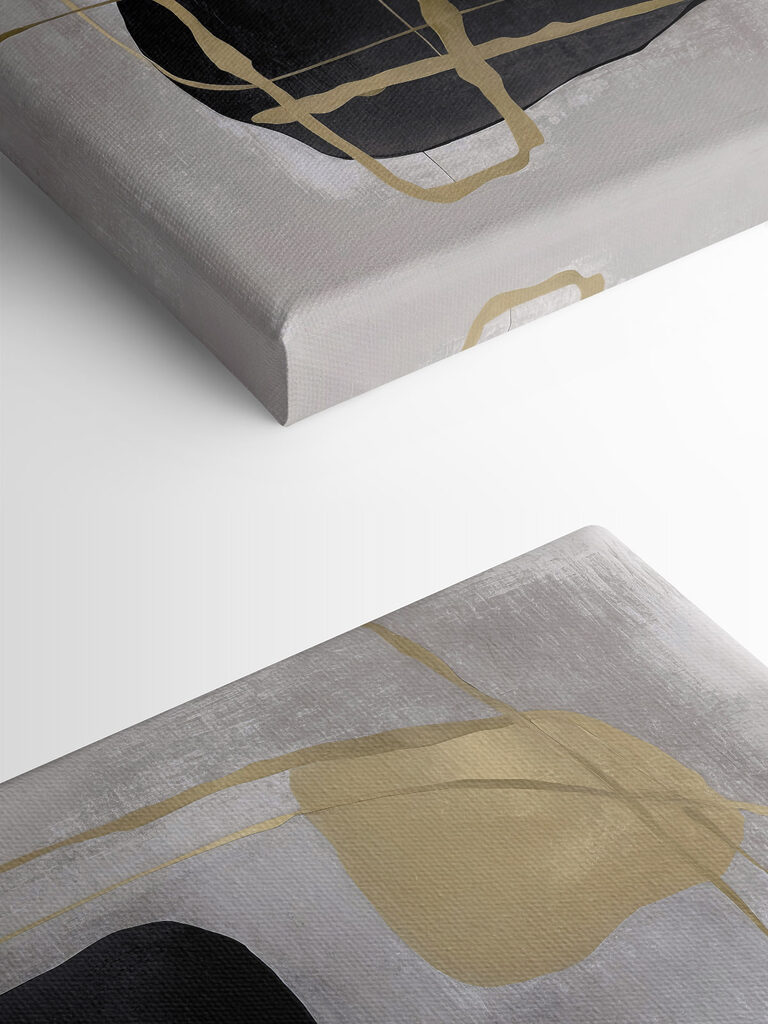 Abstract harmony in contrasting colors Abstract harmony in contrasting colors