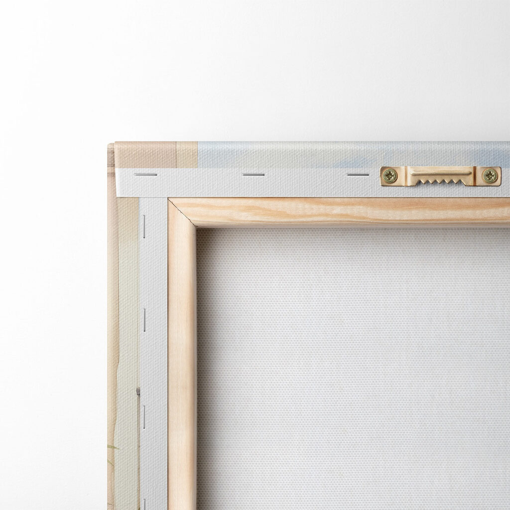 Watercolor painting of a balcony with a view of a town Watercolor painting of a balcony with a view of a town