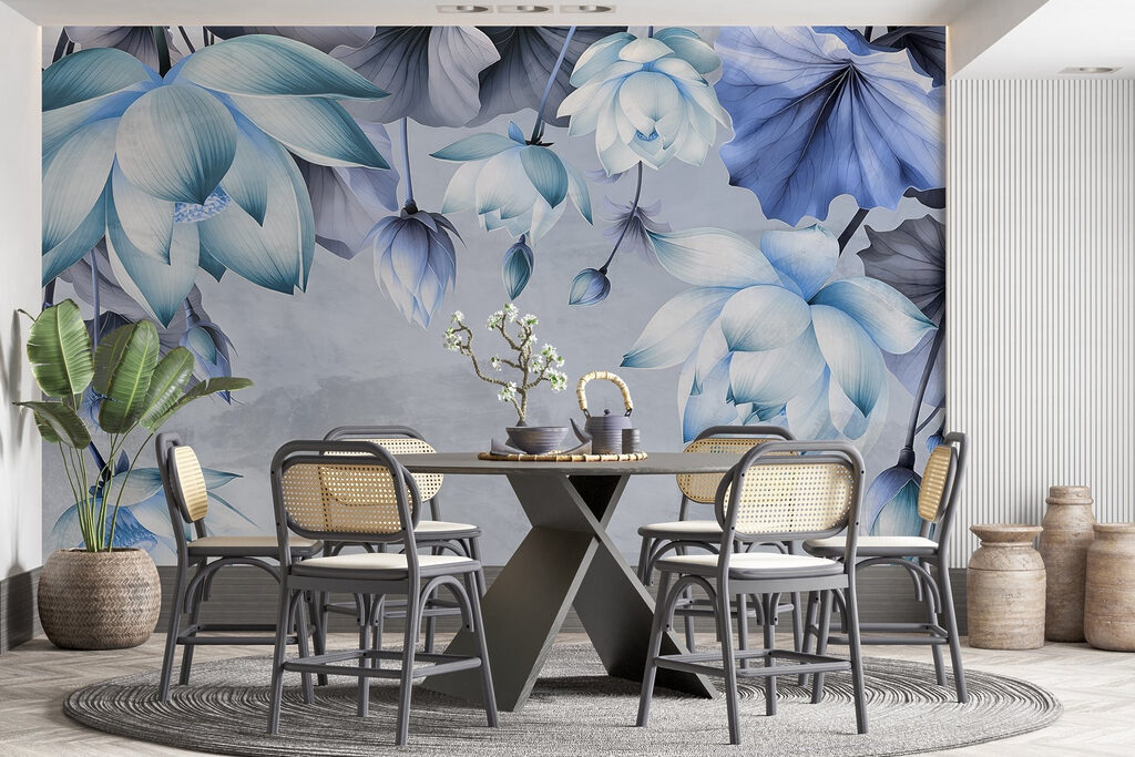 Delicate blooms in serene tones