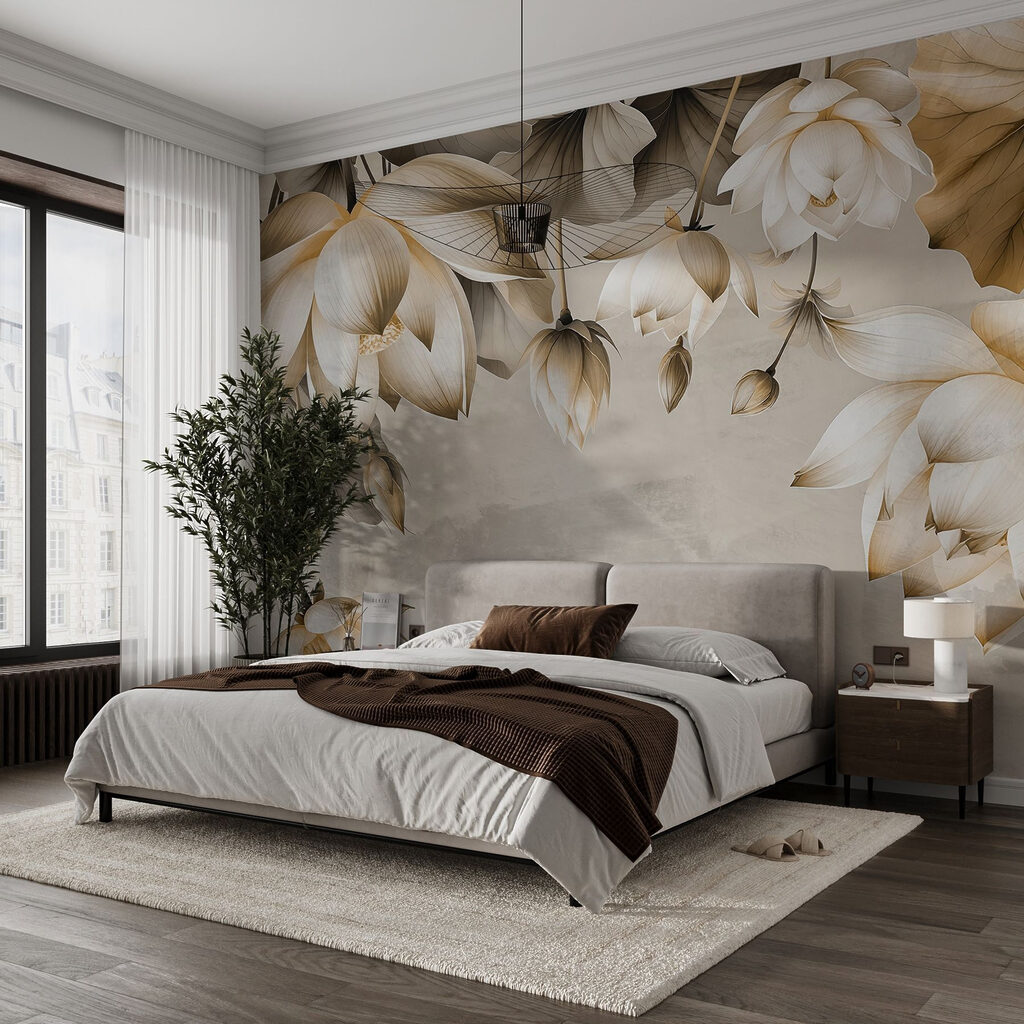 Delicate blooms on a subtle backdrop Delicate blooms on a subtle backdrop