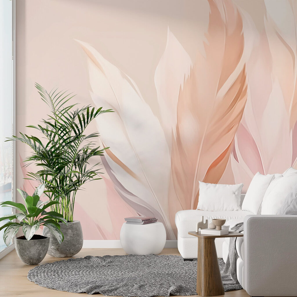 Soft hues of delicate feathers Soft hues of delicate feathers