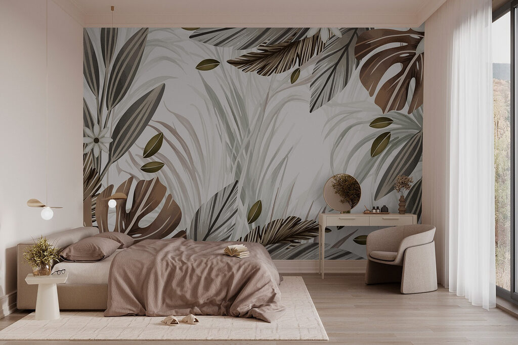 Nature's tranquil leaf arrangement Nature's tranquil leaf arrangement