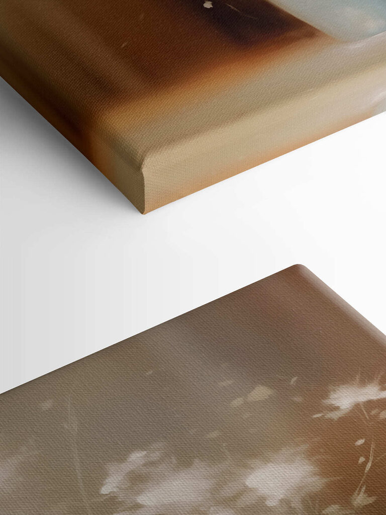 White vase with white flowers