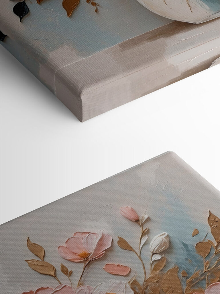 Painting of flowers in a vase