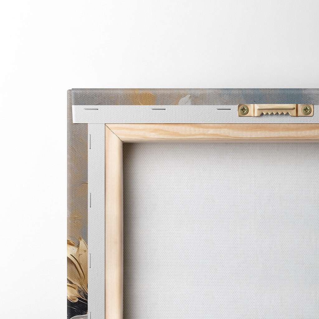 Delicate white flower in soft tones