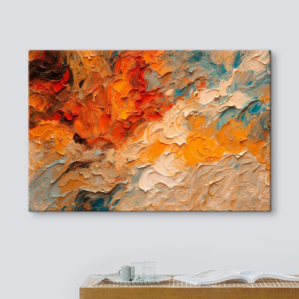 Vibrant colors swirling harmoniously